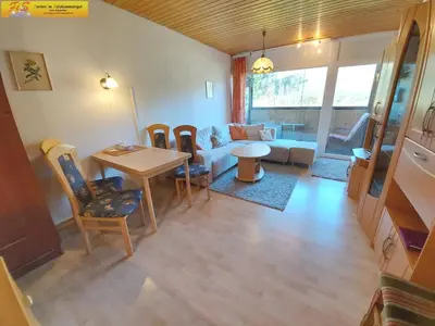 Ein Sitzbereich in der Unterkunft Apartment Sandra