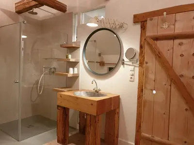 Ein Badezimmer in der Unterkunft Schweigerhof