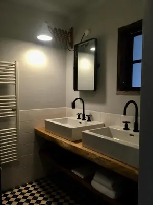 Ein Badezimmer in der Unterkunft Schweigerhof
