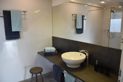 Ein Badezimmer in der Unterkunft Ferienhaus Marianne