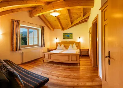 Ein Bett oder Betten in einem Zimmer der Unterkunft Matthiasgut - Tauernview L
