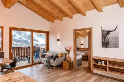 Ein Sitzbereich in der Unterkunft Piekvier lodge