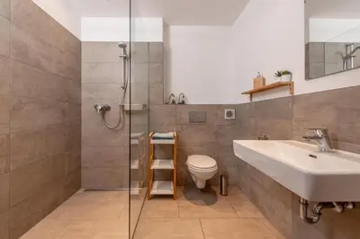 Ein Badezimmer in der Unterkunft Piekvier lodge