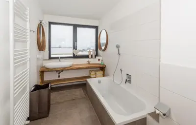 Ein Badezimmer in der Unterkunft Naturchalet Höflehner - Heimgefühl & Ruhelage an Loipe & Wanderweg