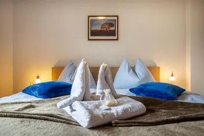 Ein Bett oder Betten in einem Zimmer der Unterkunft Haus Roswitha