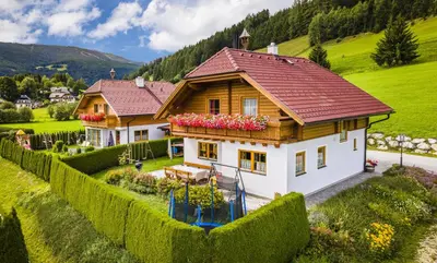 Naturlandschaft in der Nähe des Chalets
