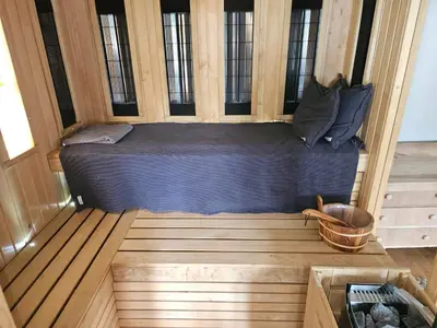 Grundriss der Unterkunft Premium Apartment mit privatem Whirlpool, Sauna, Garten