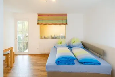 Ein Bett oder Betten in einem Zimmer der Unterkunft Appartement M&M