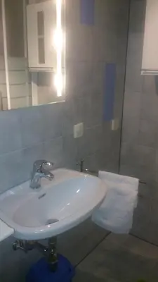 Ein Badezimmer in der Unterkunft Hefenscherbauer