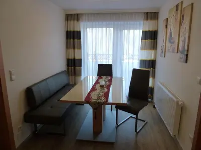 Ein Sitzbereich in der Unterkunft Ferienhaus u. Appartement Knauss