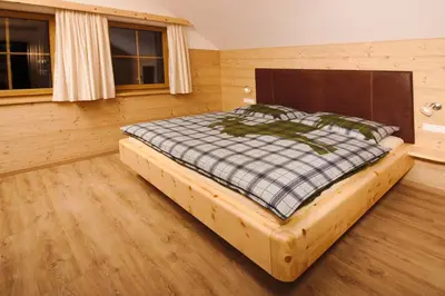 Ein Bett oder Betten in einem Zimmer der Unterkunft Bio Chalet 