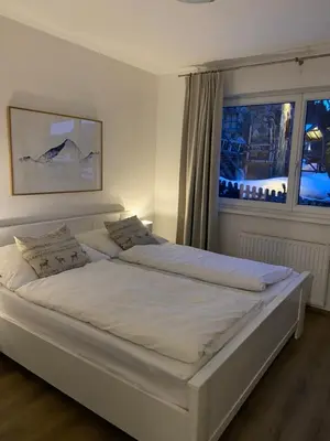 Ein Bett oder Betten in einem Zimmer der Unterkunft Frozen Time Apartments