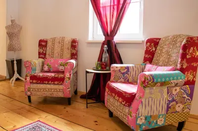 Ein Sitzbereich in der Unterkunft Fenix Hall Boutique Hotel Hallstatt