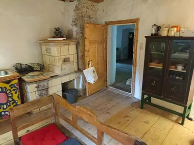 Küche/Küchenzeile in der Unterkunft Kainzenhof 1690