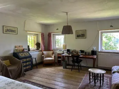 Ein Sitzbereich in der Unterkunft Kainzenhof 1690