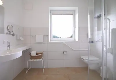 Ein Badezimmer in der Unterkunft Aparthotel Fürst
