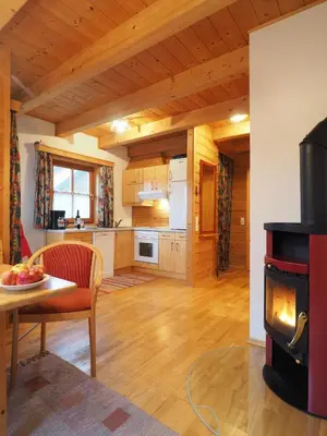 Küche/Küchenzeile in der Unterkunft Haus Helene im Öko-Feriendorf