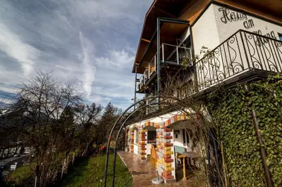 Ein Balkon oder eine Terrasse in der Unterkunft Wolfgangsee Appartment