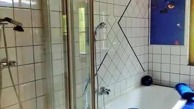 Ein Badezimmer in der Unterkunft Bio Appartement Pichler