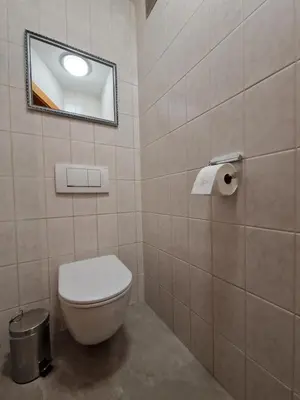 Ein Badezimmer in der Unterkunft Kachelofenwohnung Pölzleitner
