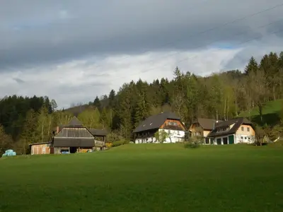 Naturlandschaft in der Nähe des Bauernhofs