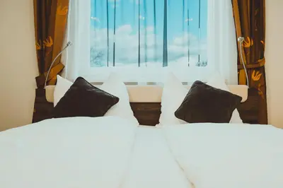 Ein Bett oder Betten in einem Zimmer der Unterkunft Traunseeloft