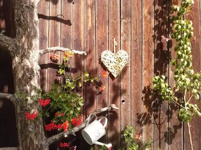 Ein Garten an der Unterkunft Stöffeigut