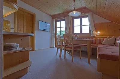Küche/Küchenzeile in der Unterkunft Moserhof