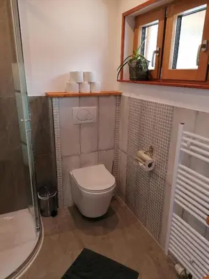 Ein Badezimmer in der Unterkunft Landhaus Sonnenschein