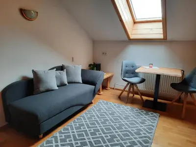 Ein Sitzbereich in der Unterkunft Haus Galler - Urlaub am Bauernhof