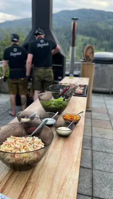 Essen in diesem Bauernhof oder in der Nähe