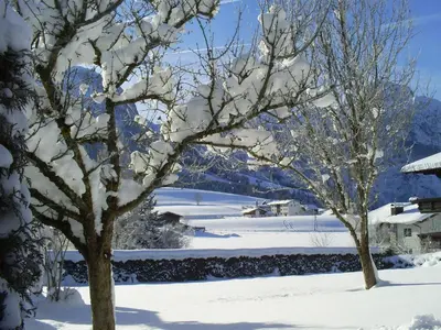 Ferienhaus Hirterhütte im Winter