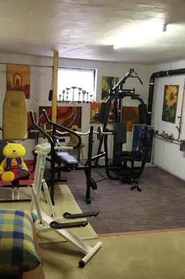 Das Fitnesscenter und/oder die Fitnesseinrichtungen in der Unterkunft Ferienwohnung Bliem
