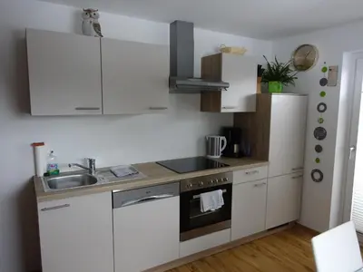 Küche/Küchenzeile in der Unterkunft Appartment Tobias