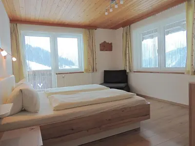 Ein Bett oder Betten in einem Zimmer der Unterkunft Haus Bergfried