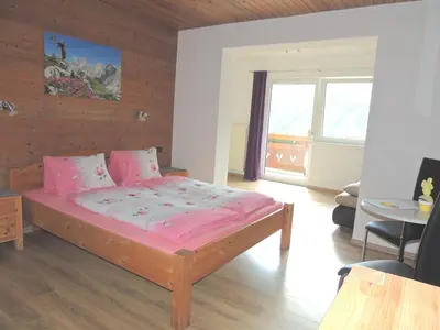 Ein Bett oder Betten in einem Zimmer der Unterkunft Haus Bergfried