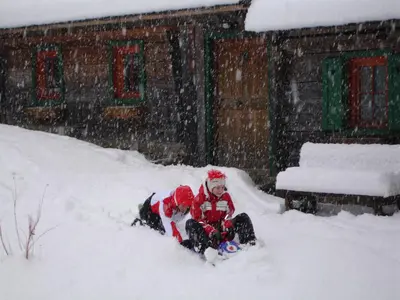 Haus Speck`n im Winter