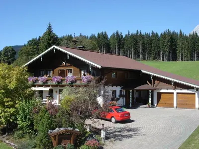 Das Gebäude in dem sich die Ferienwohnung befindet