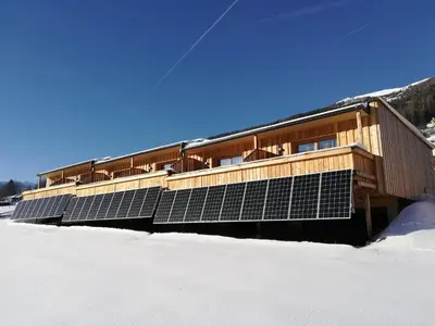 Das Gebäude in dem sich die Ferienwohnung befindet