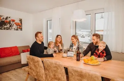 Getränke in der Unterkunft Appartements Almnest