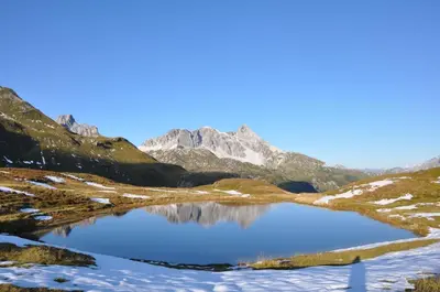 Naturlandschaft in der Nähe des Bauernhofs