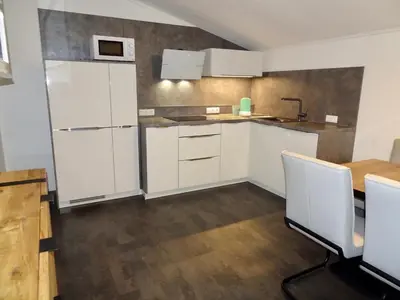 Küche/Küchenzeile in der Unterkunft Appartement Pichler