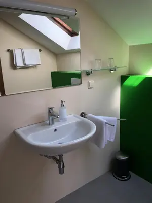 Ein Badezimmer in der Unterkunft Frühstückspension Eichberger