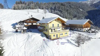 Appartement Andi im Winter