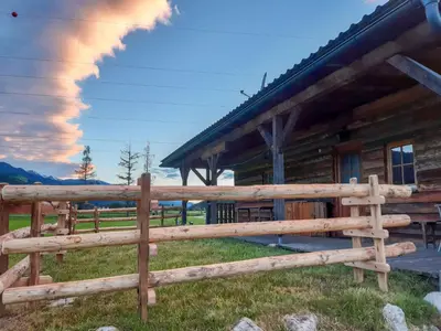 Naturlandschaft in der Nähe des Chalets