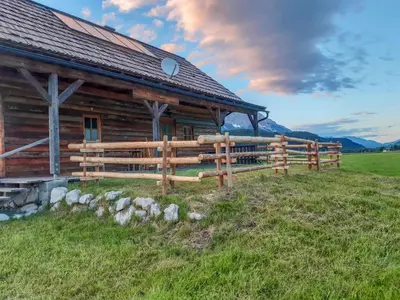 Naturlandschaft in der Nähe des Chalets