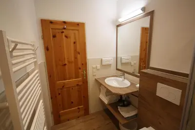 Ein Badezimmer in der Unterkunft Appartementhaus Sonne