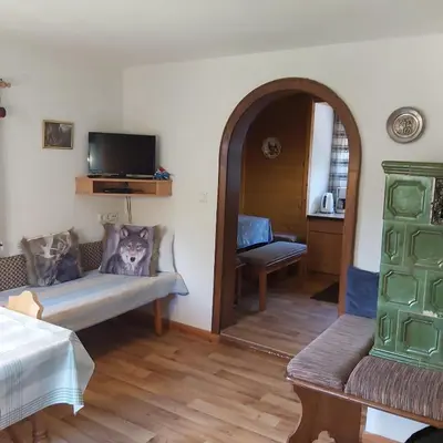 Ein Bett oder Betten in einem Zimmer der Unterkunft Haus Sonnenalm