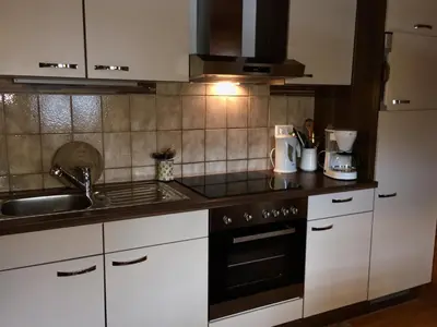 Küche/Küchenzeile in der Unterkunft Appartement Gnaiger