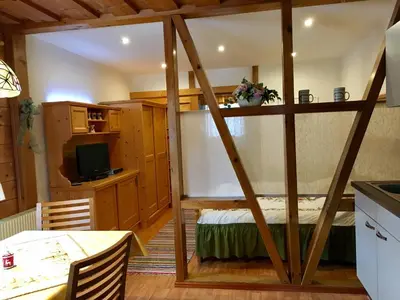 Küche/Küchenzeile in der Unterkunft Appartement Gnaiger